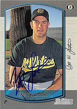 Brett Laxton Brett Laxton autographed Baseball Card Oakland Athletics 2000
