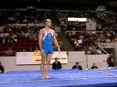 Brett McClure Brett McClure Vault 2 2003 US Gymnastics