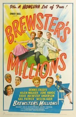 Brewster's Millions (1921 film) Brewsters Millions 1945 film Wikipedia