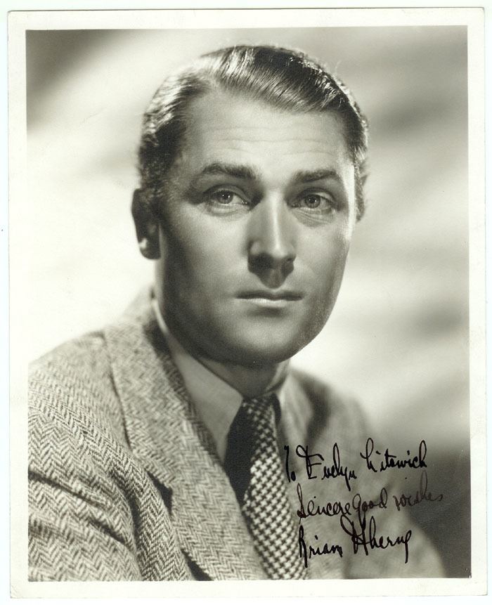 Brian Aherne Remains To Be Seen Autographed Brian Aherne Silver