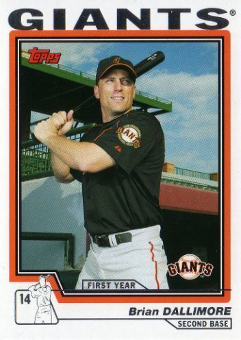 Brian Dallimore SAN FRANCISCO GIANTS Brian Dallimore T112 TOPPS Traded 2004 MLB