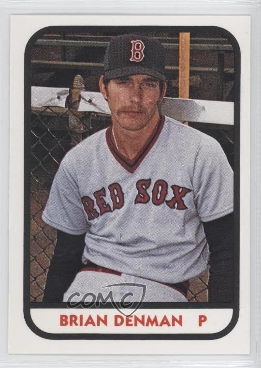 Brian Denman 1981 TCMA Minor League 479 Brian Denman Bristol Red Sox Rookie