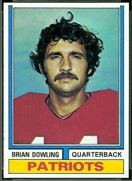 Brian Dowling (American football) wwwfootballcardgallerycompics1974Topps357Br