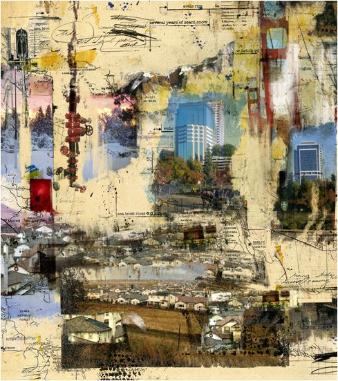 Brian Hubble Brian Hubble galerie art collage