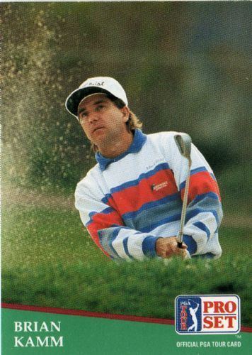 Brian Kamm BRIAN KAMM 34 Proset 1991 PGA Tour Golf Trading Card