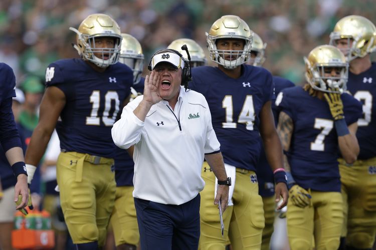 Brian Kelly (English footballer) Notre Dames Brian Kelly Making an Early Case for Coach of the Year