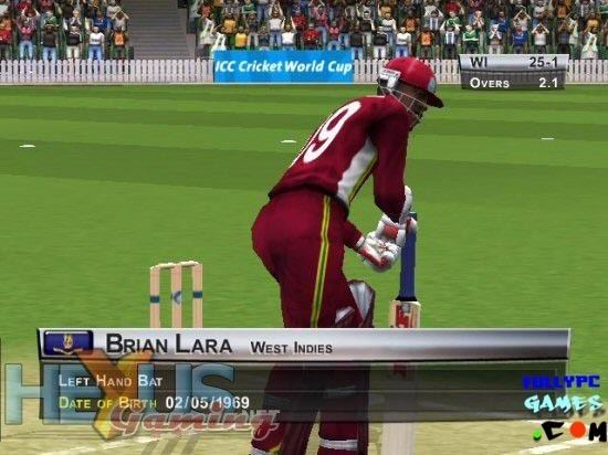 brian lara international cricket 2007