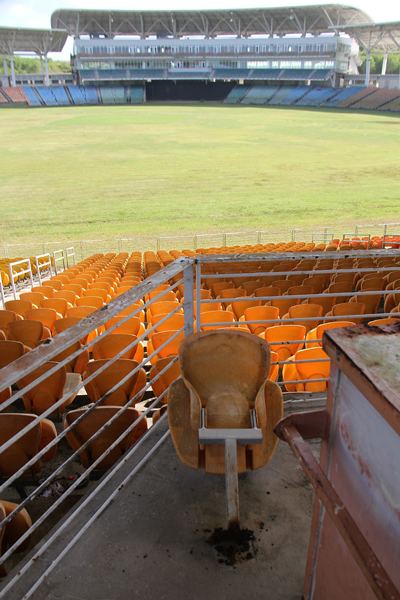 Brian Lara Stadium Thieves cart off materials from Brian Lara Stadium The Trinidad