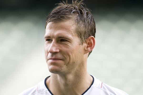 Brian McBride USMNT player Brian McBride and coach Bob Bradley elected