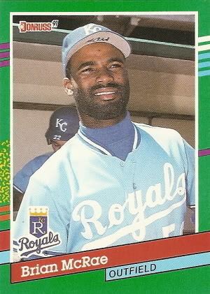 Brian McRae MLB Baseball Star Kansas City Royal Brian McRae SimplyG