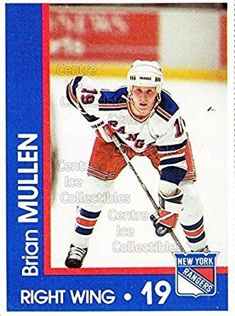 Brian Mullen Amazoncom CI Brian Mullen Hockey Card 198990 New York Rangers