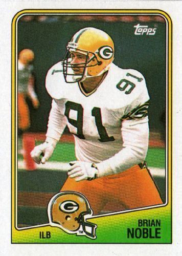 Brian Noble (American football) GREEN BAY PACKERS Brian Noble 321 TOPPS NFL 1988 American Football