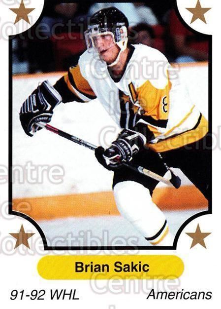 Brian Sakic Center Ice Collectibles Brian Sakic Hockey Cards