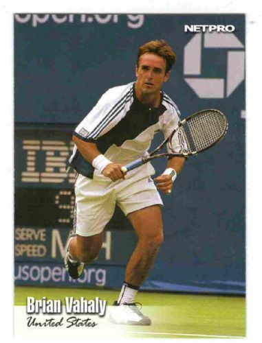 Brian Vahaly Brian Vahaly USA 34 NETPRO 1993 Tennis Trading Card