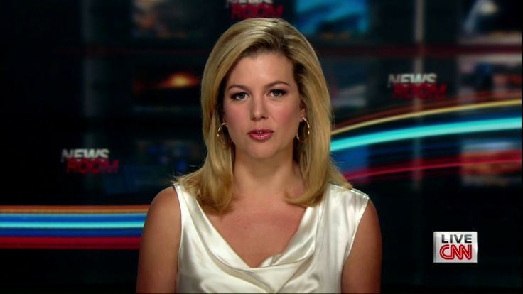 Brianna Keilar brianna keilar Brianna Keilar white satin dresstop