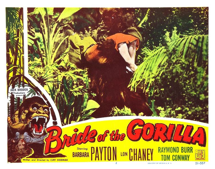 Bride of the Gorilla Poster for Bride of the Gorilla 1951 USA Wrong Side of the Art