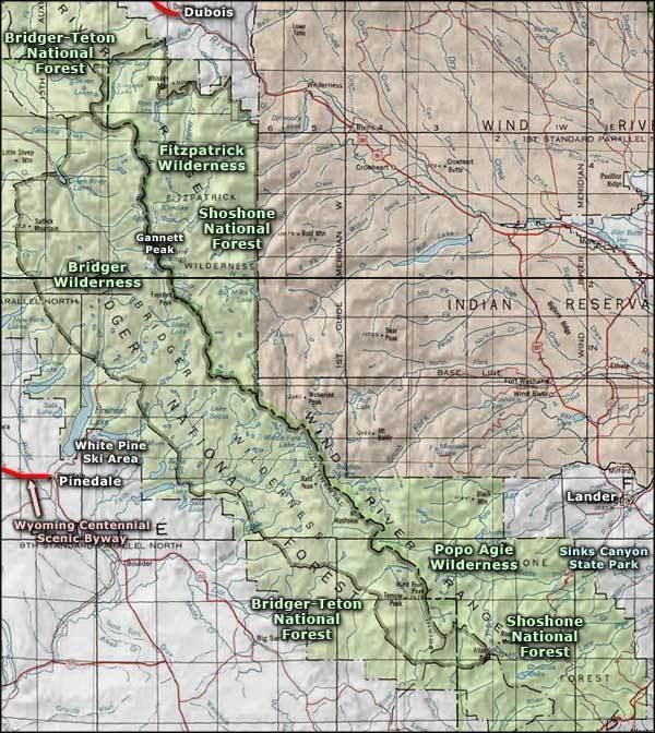 Bridger Wilderness Bridger Wilderness Wyoming National Wilderness Areas