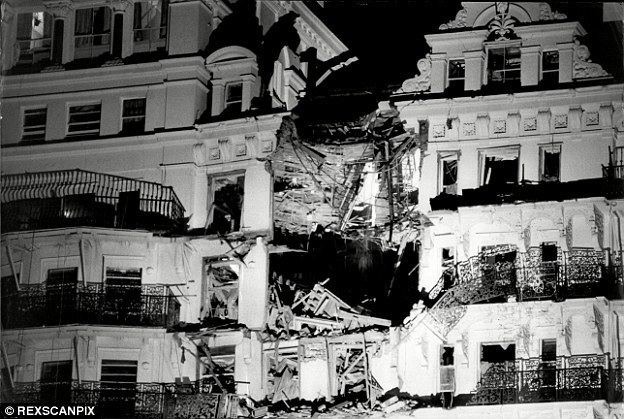 Brighton hotel bombing Brighton Grand Hotel bomber Patrick Magee pictured alongside Sir