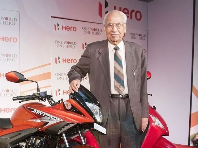 Brijmohan Lall Munjal Hero Group founder Brijmohan Lall Munjal passes away ET Auto