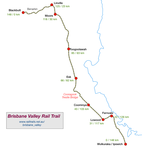 Brisbane Valley Rail Trail Brisbane Valley Rail Trail Queensland