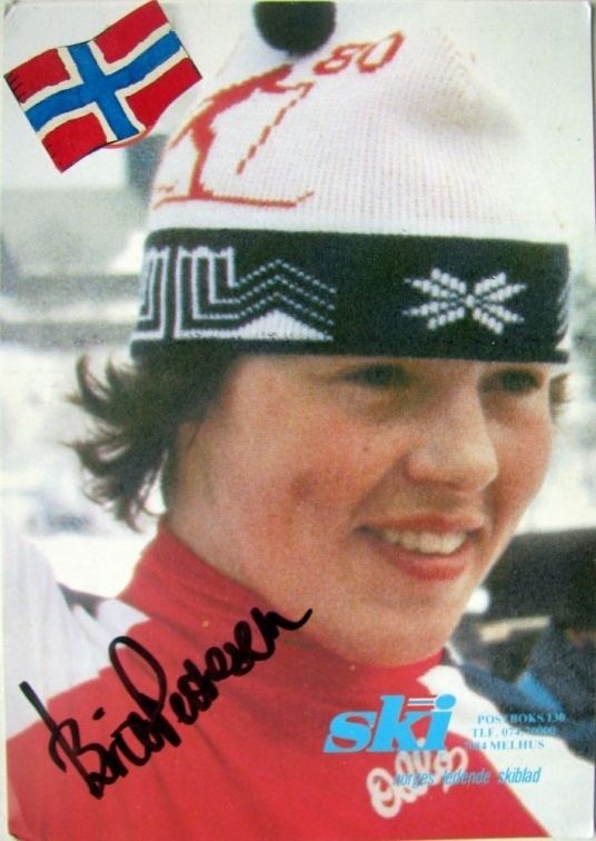 Brit Pettersen My ski cards and autographs Norway Cards with autograph My