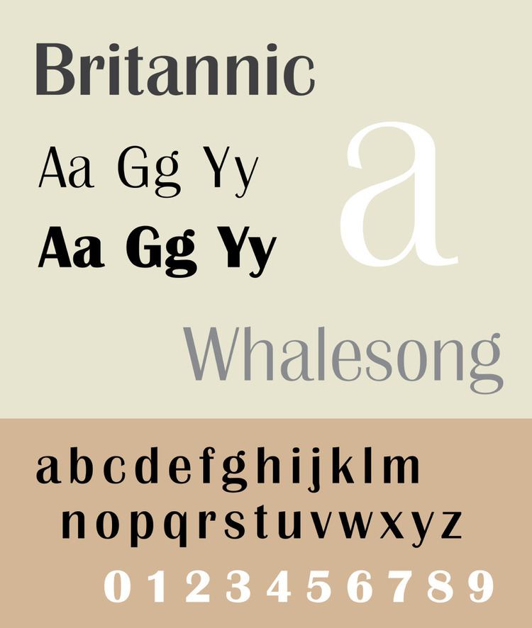 Britannic (typeface)