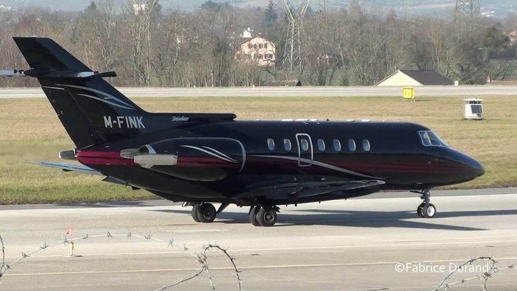 British Aerospace 125 British Aerospace BAe1251000B take off rwy23 at Geneva Cointrin