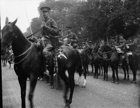 British cavalry during the First World War
