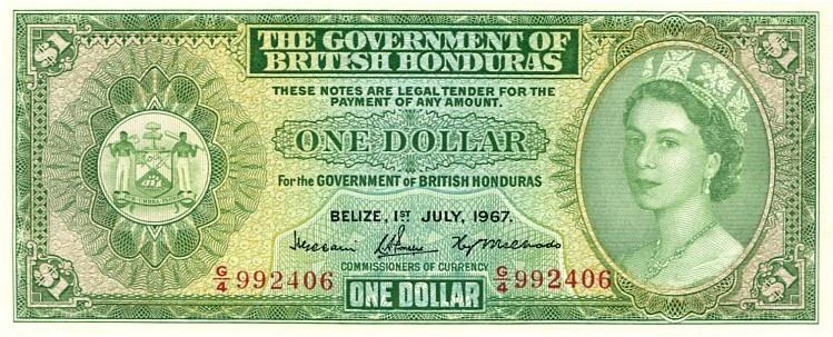 British Honduras British Honduras Paper Money