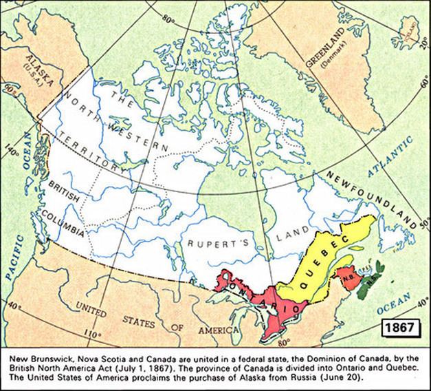 British North America Colonies of British North America Reasons for Confederation 18601866