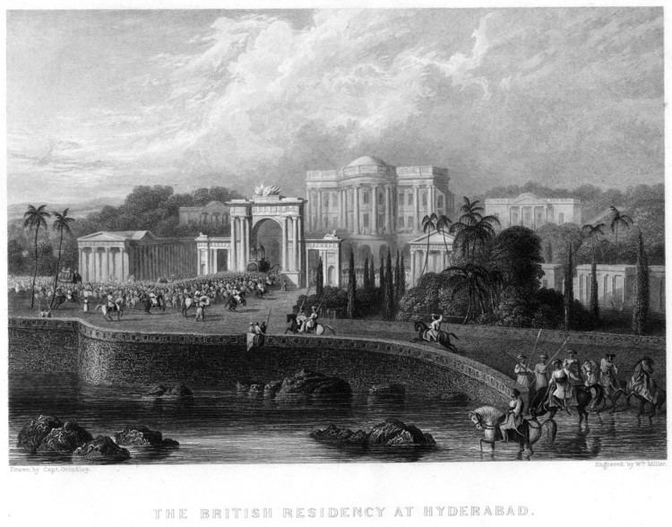 British Residency, Hyderabad FileThe British Residency at Hyderabad engraving by William Miller