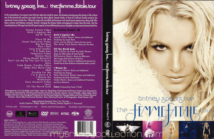 Britney Spears Live: The Femme Fatale Tour My Britney Collection Britney Spears Live The Femme Fatale Tour