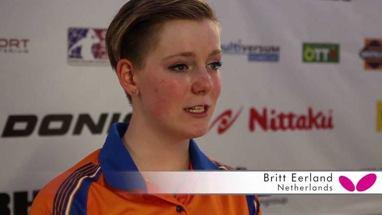 Britt Eerland Short Cuts Britt Eerland NED at LIEBHERR European Table Tennis
