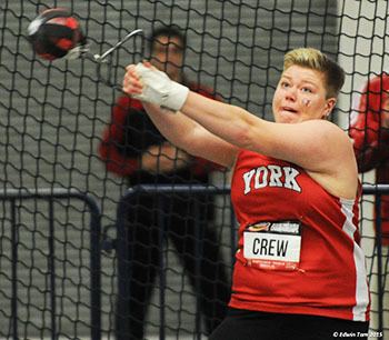 Brittany Crew YFile York U thrower Brittany Crew has Pan Am ambitions