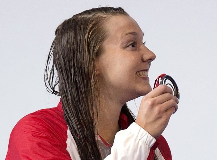 Brittany MacLean Brittany MacLean swims to bronze at Commonwealth Games