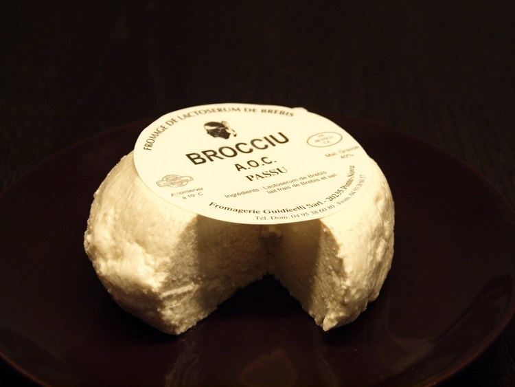 Brocciu Product of the month Brocciu cheese PDO