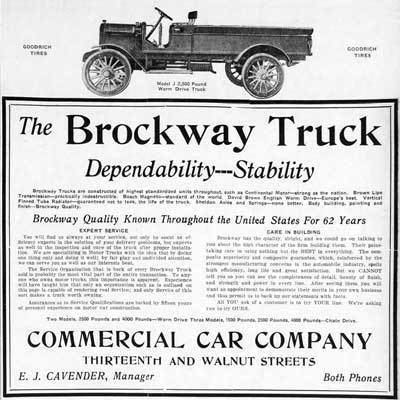 Brockway Motor Company wwwcoachbuiltcombuibbrockwayoo1915Brockway