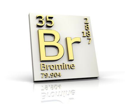 Bromine Bromine Chemical Element reaction water uses elements metal
