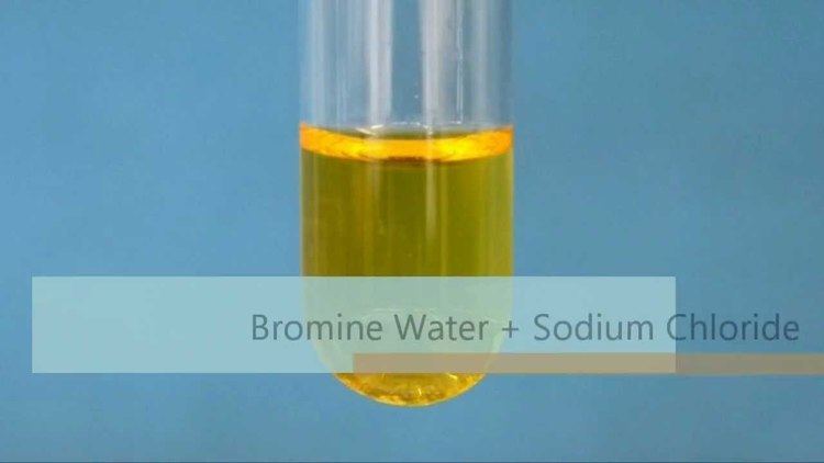 Bromine water Bromine Water Sodium Chloride YouTube