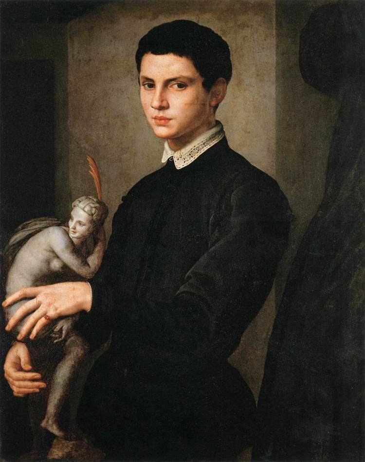 Bronzino FileAngelo Bronzino Portrait of a Man Holding a
