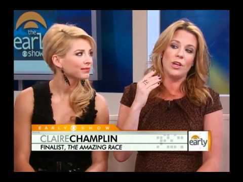 Brook Roberts Claire Champlin Brook Roberts Amazing Race CBS Early Show YouTube