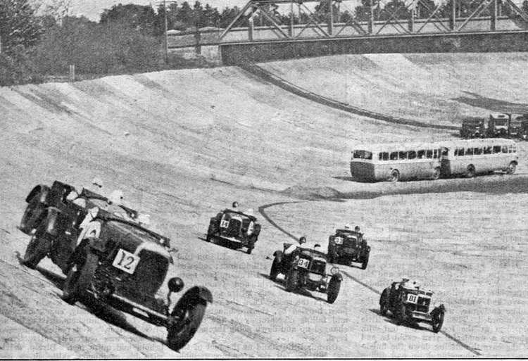 Brooklands Car Race At Brooklands 1928