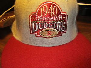 Brooklyn Dodgers (NFL) 1940 BROOKLYN DODGERS NFL THROWBACKS FOOTBALL CAP BY ROMAN PRO