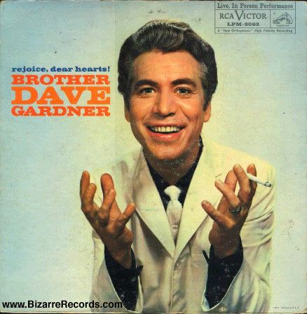 Brother Dave Gardner comedy Bizarre Records