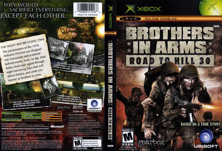 Brothers in Arms: Road to Hill 30 wwwtheisozonecomimagescoverxbox90jpg