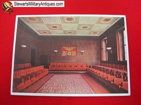 Brown House, Munich Stewart39s Military Antiques German WWII Postcard Munich NSDAP