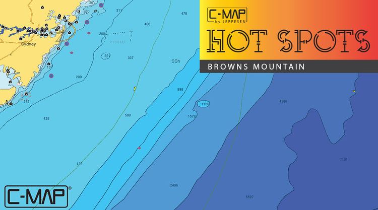 Browns Mountain CMAP Hot Spot Browns Mountain FISHTRACKCOM