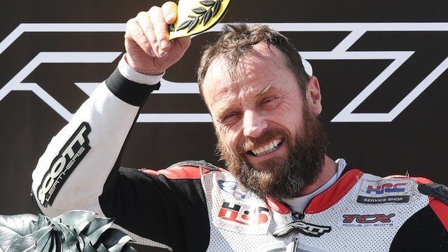 Bruce Anstey BBC Sport Bruce Anstey ends wait for TT Superbike win