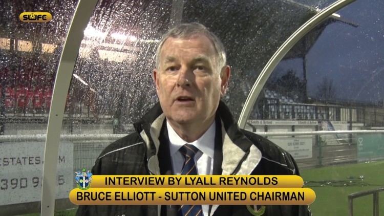 Bruce Elliott (footballer) SUFCtv Chairman Bruce Elliott interview Sutton United 1 LEEDS