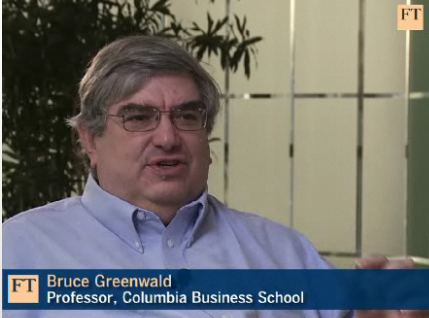 Bruce Greenwald Face to face with Bruce Greenwald Investment Postcards
